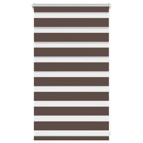 Зебра щора 50,9x100 см Ширина на плата 46,7 см цвят кафе