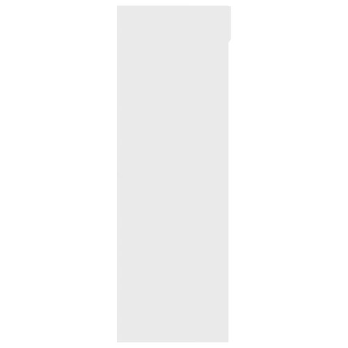 Шкаф за пералня с врата Бяло 67,5 x 68 x 200 см Инженерно дърво