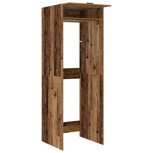 Шкаф за пералня Старо дърво 67,5 x 68 x 200 см Инженерно дърво