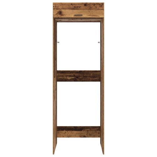 Шкаф за пералня Старо дърво 67,5 x 68 x 200 см Инженерно дърво