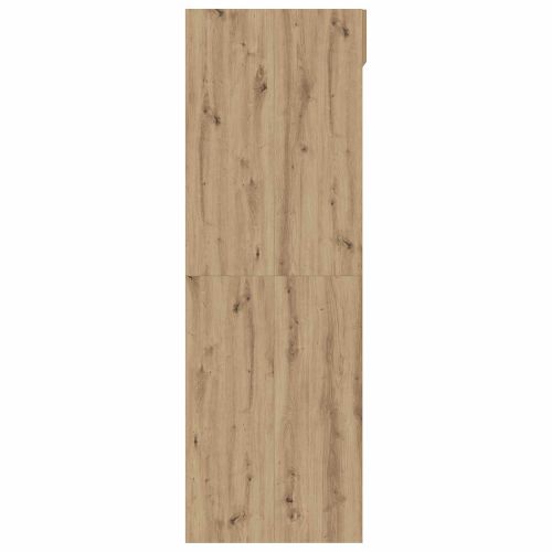 Шкаф за пералня с врата Дъб 67,5 x 68 x 200 см Инженерно дърво