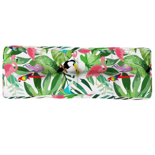 Палетна възглавница многоцветна 120x40x12 см текстил