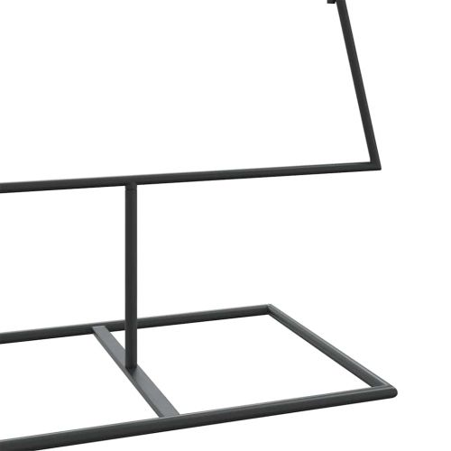 Метална коледна елха за декорация черна 150 см