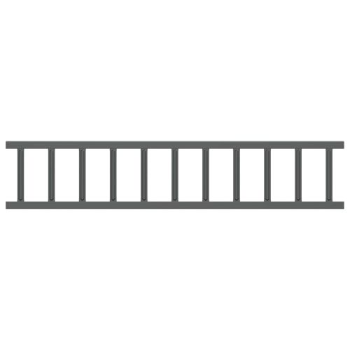 Снегозадържател за покрив Антрацит 100 x 2,5 x 20 см Стомана