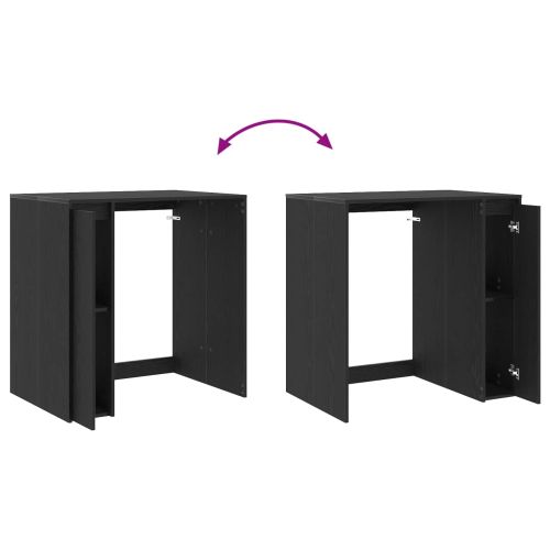 Шкаф за пералня Черния дъб 87 x 60 x 89 см Инженерно дърво