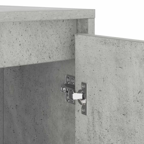 Шкаф за пералня с врата Бетонно 87 x 60 x 89 см Инженерно дърво