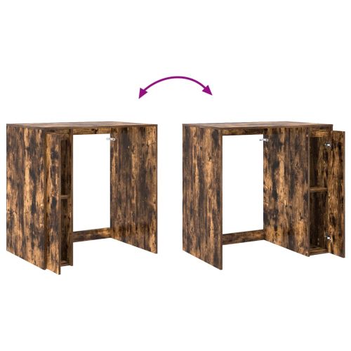 Шкаф за пералня Димян дъб 87 x 60 x 89 см Инженерно дърво