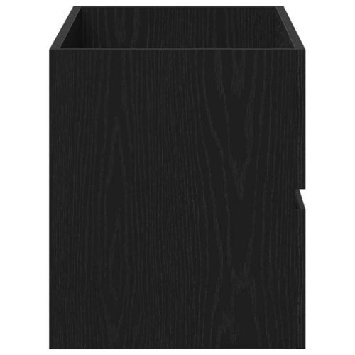 Шкаф за мивка в баня с чекмедже Черния дъб 80 x 38,5 x 45 cm