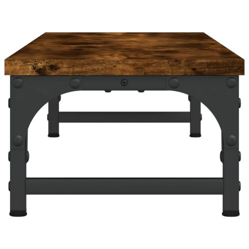 Поставка за монитор, опушен дъб, 85x23x15,5 см, инженерно дърво