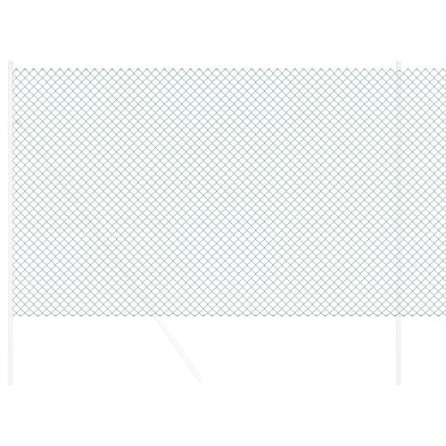 Оградa от мрежа Зелен 25 x 1,6 м Стомана