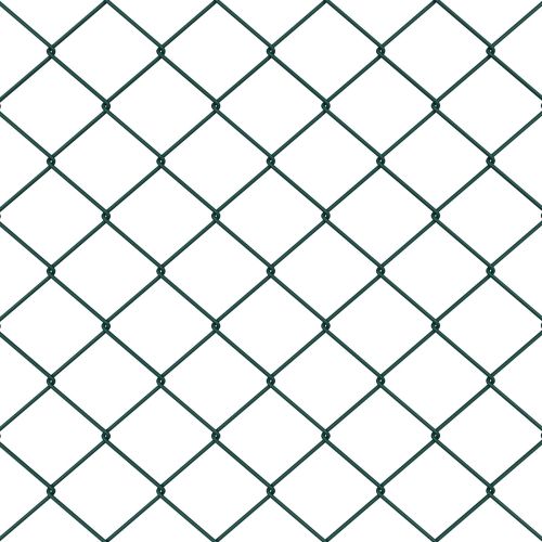 Оградa от мрежа Зелен 25 x 1,2 м Стомана