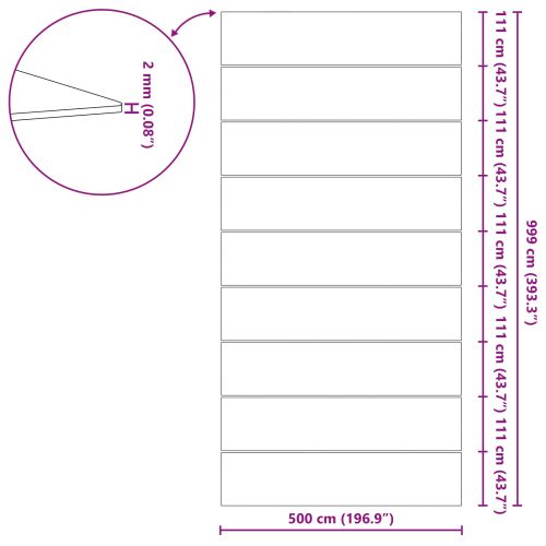 Покривало за дъното на басейна Черно 999 x 500 x 0,1 см