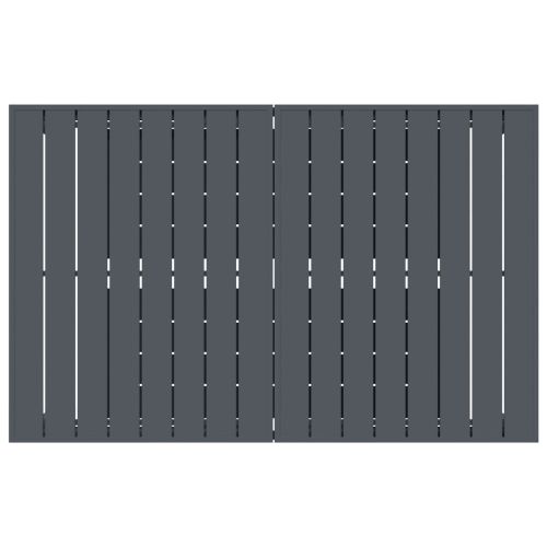 Комплект за хранене в градината 9 pcs Антрацит Стомана