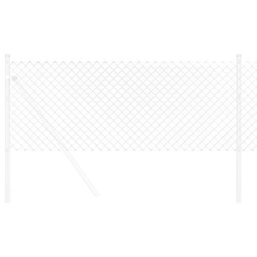 Оградa от мрежа Сребрист 10 x 0,4 m Поцинкована стомана