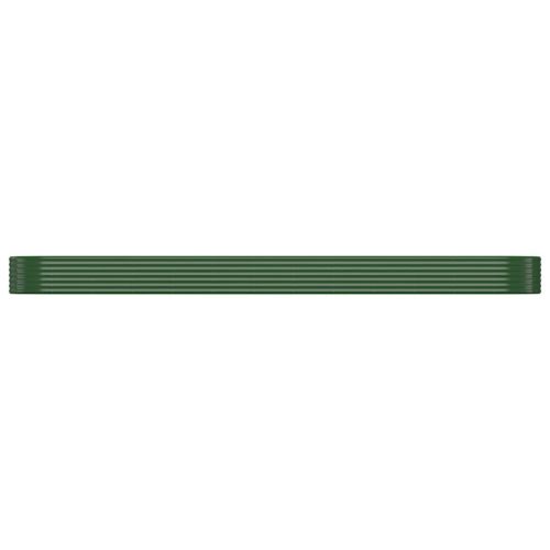 Градинска повдигната леха поцинкована стомана зелена