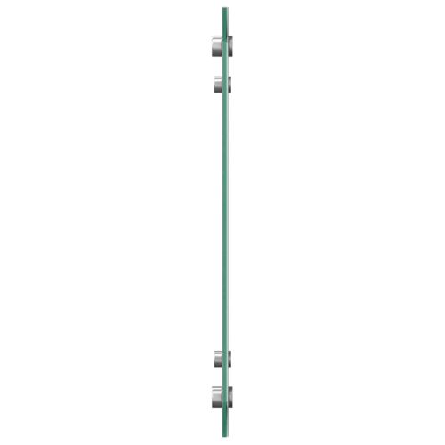 Кухненски гръб 2 pcs Светлосиво 70 x 40 cm закалено стъкло