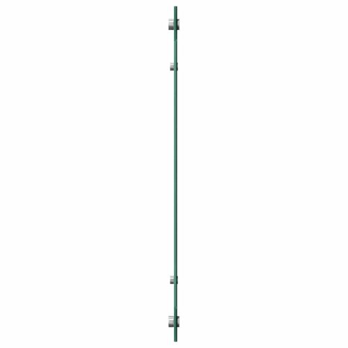 Кухненски гръб 2 pcs Светлосиво 90 x 60 cm закалено стъкло