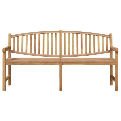 Градинска пейка, 179,5x60x90 см, тик масив