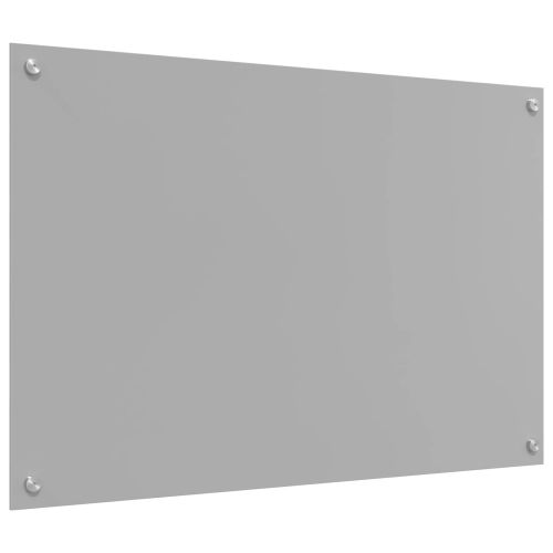 Кухненски гръб Светлосиво 90 x 60 cm закалено стъкло