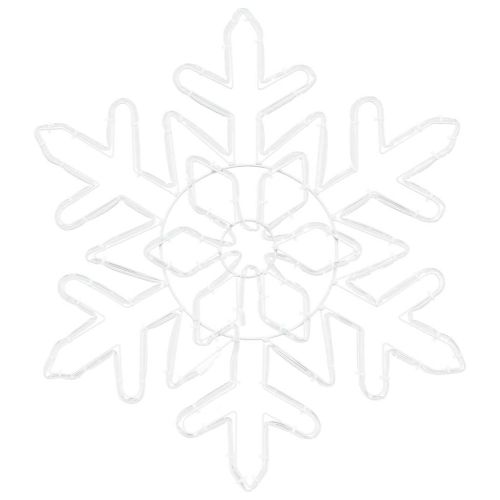 Коледна снежинка Синьо 55.5 x 55.5 x 0.75 см ПВЦ