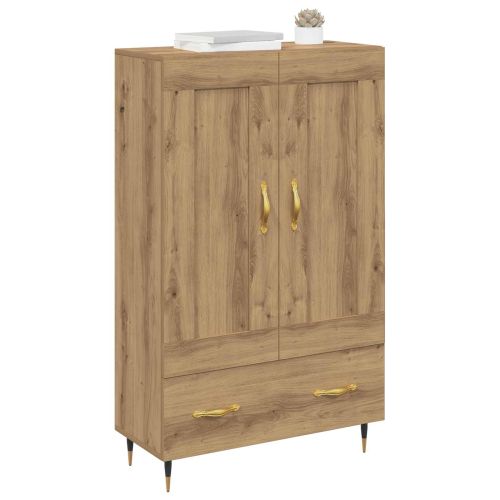 Висок шкаф с чекмедже Дъб 69,5 x 31 x 115 см Инженерно дърво