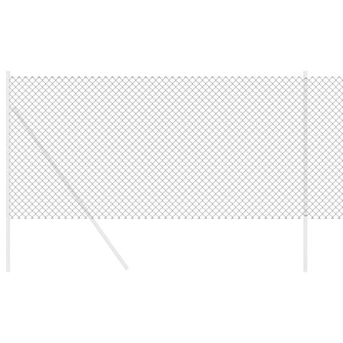 Оградa от мрежа Сив 10 x 1 m Стомана