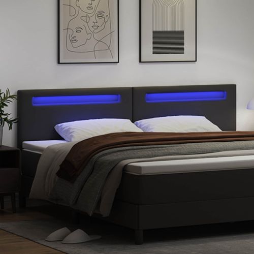 LED глава Черно 200 cm Изкуствена