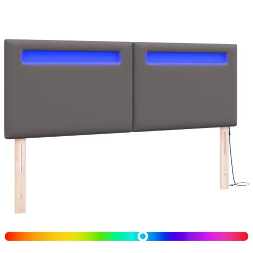 LED глава Сив 160 cm Изкуствена