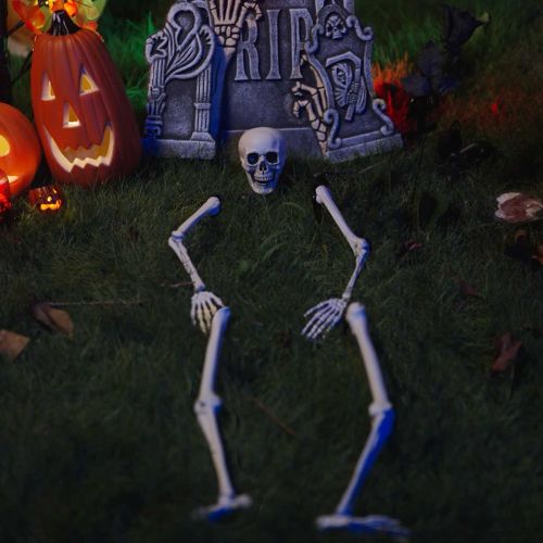 Halloween скелет Бяло 45,5 x 13 см Пластмаса