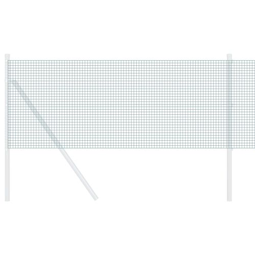 Заварена мрежа ограда Зелен 0.8 x 25 m