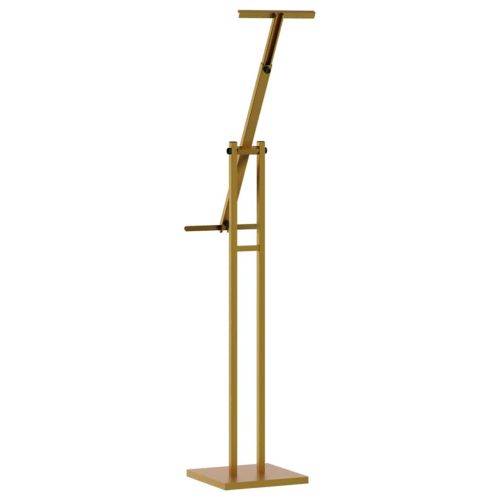 Стендове за търговски прояви 2 pcs Златист 26,5 x 26,5 x 150 см