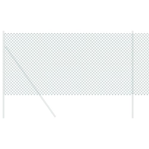 Оградa от мрежа Зелен 10 x 1,4 м Стомана
