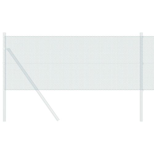 Шестоъгълна ограда Зелен 0,8 x 10 m ПВЦ