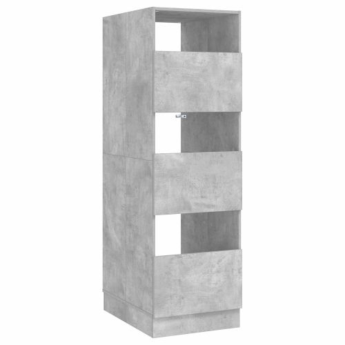 Мивка за пране с врата Бетонно 50 x 68 x 162 см Инженерно дърво