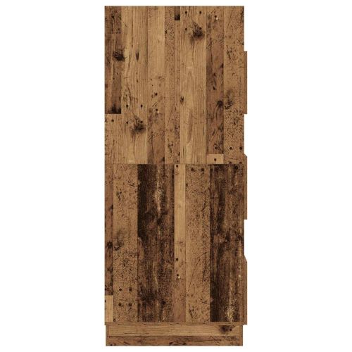 Мивка за пране със съхранение Старо дърво Инженерно дърво