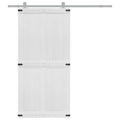 Врата Corona Бяло 100 x 210 cm Инженерно дърво