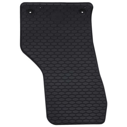 Автомобилен килим 4 pcs Черно Каучук