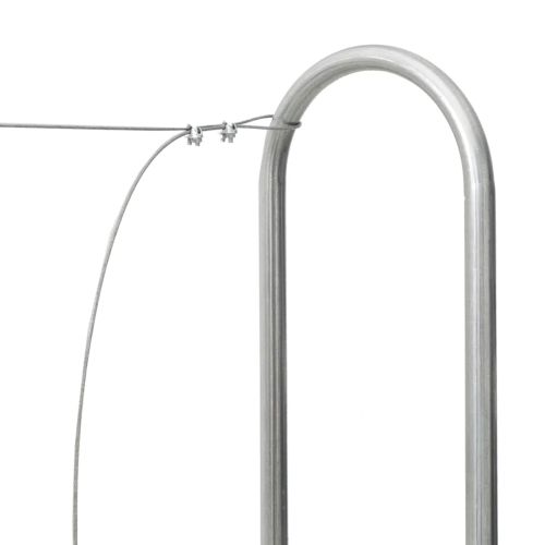 Стойка за дърва за огрев 300x25x150 cm Поцинкована стомана