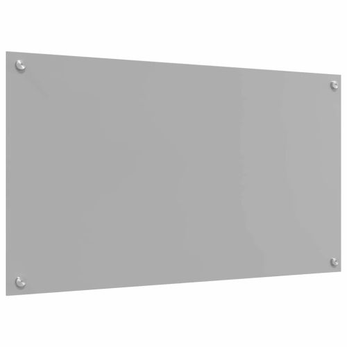 Кухненски гръб 2 pcs Светлосиво 90 x 50 cm закалено стъкло