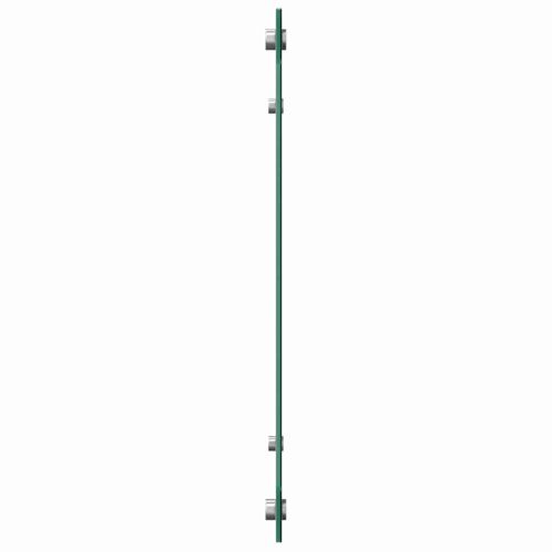 Кухненски гръб 2 pcs Светлосиво 90 x 50 cm закалено стъкло