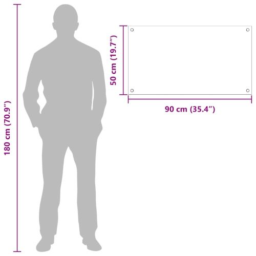 Кухненски гръб 2 pcs Светлосиво 90 x 50 cm закалено стъкло