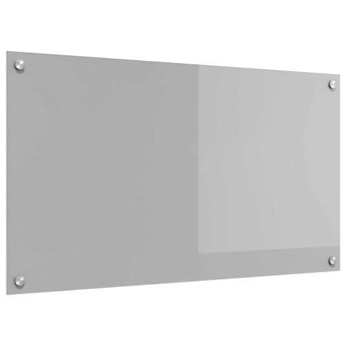 Кухненски гръб Светлосиво 90 x 50 cm закалено стъкло