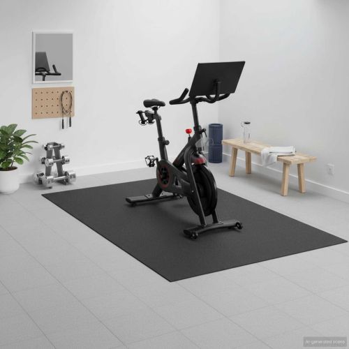 Мат за спортна защита Черно 243 x 152 x 0,6 см ПВЦ