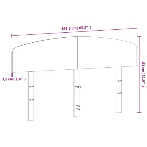 Горна табла, 160 см, масивно дърво бор
