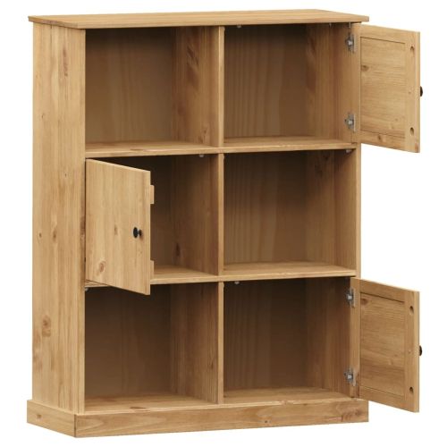 Етажерка за книги VIGO 90x35x114,5 см бор масив