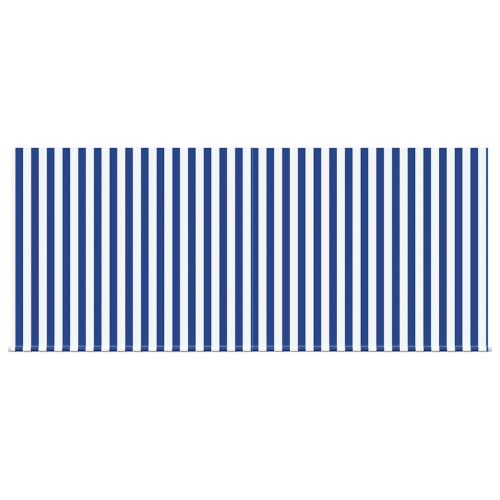 Сгъваем навес Синьо и бяло 300 x 200 cm Полиестер и алуминий