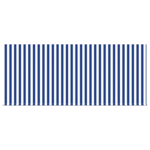 Сгъваем навес Синьо и бяло 300 x 200 cm Полиестер и алуминий