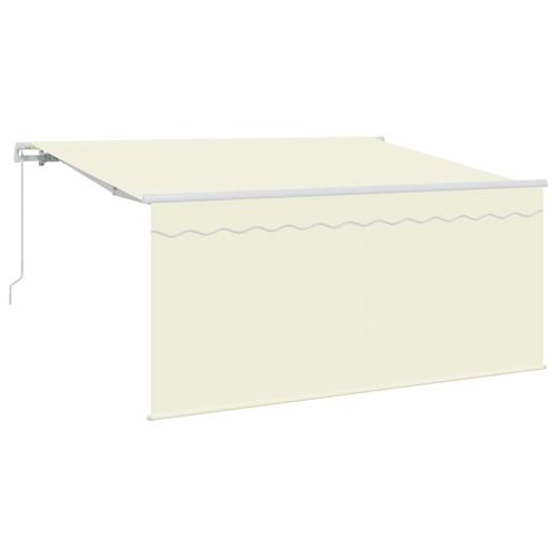 Сгъваем навес Крем 300 x 200 cm Полиестер и алуминий