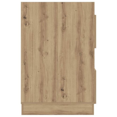 Мивка за пране с врата Дъб 50 x 68 x 102 см Инженерно дърво