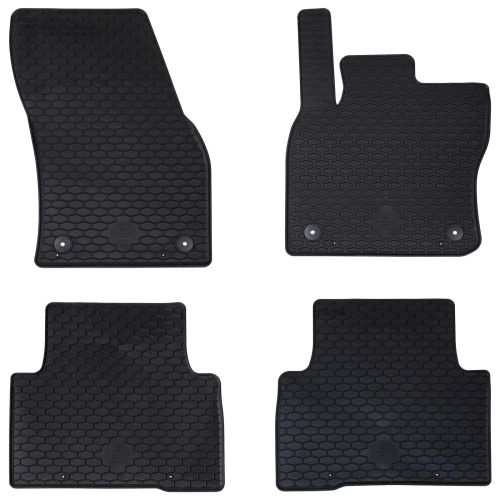 Автомобилен килим 4 pcs Черно VW TIGUAN , за TOURAN TPE